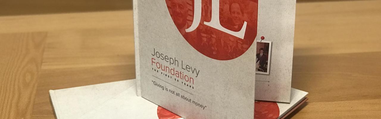 Copies of the History of the Joseph Levy Foundation book